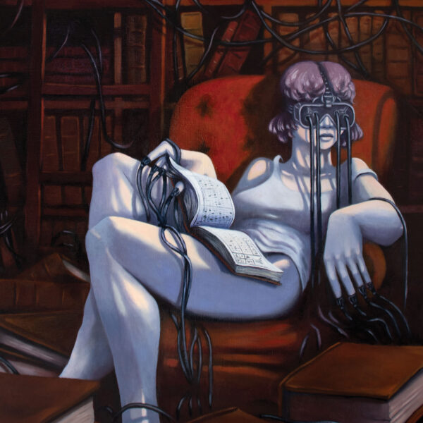 "A Lust for Knowledge II" (24"x36") - Canvas Print