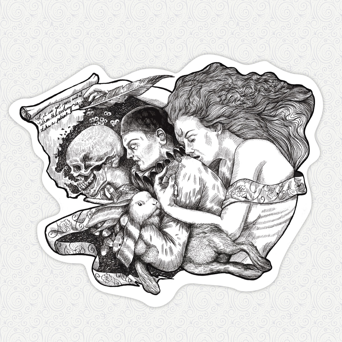 Hollow Harvest Sticker Set (4 stickers)