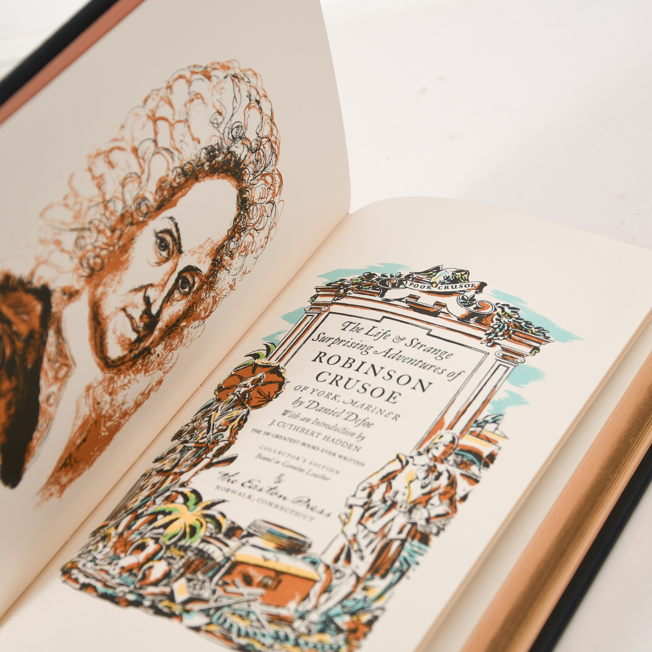 Robinson Crusoe by Daniel Defoe, Easton Press - Image 8