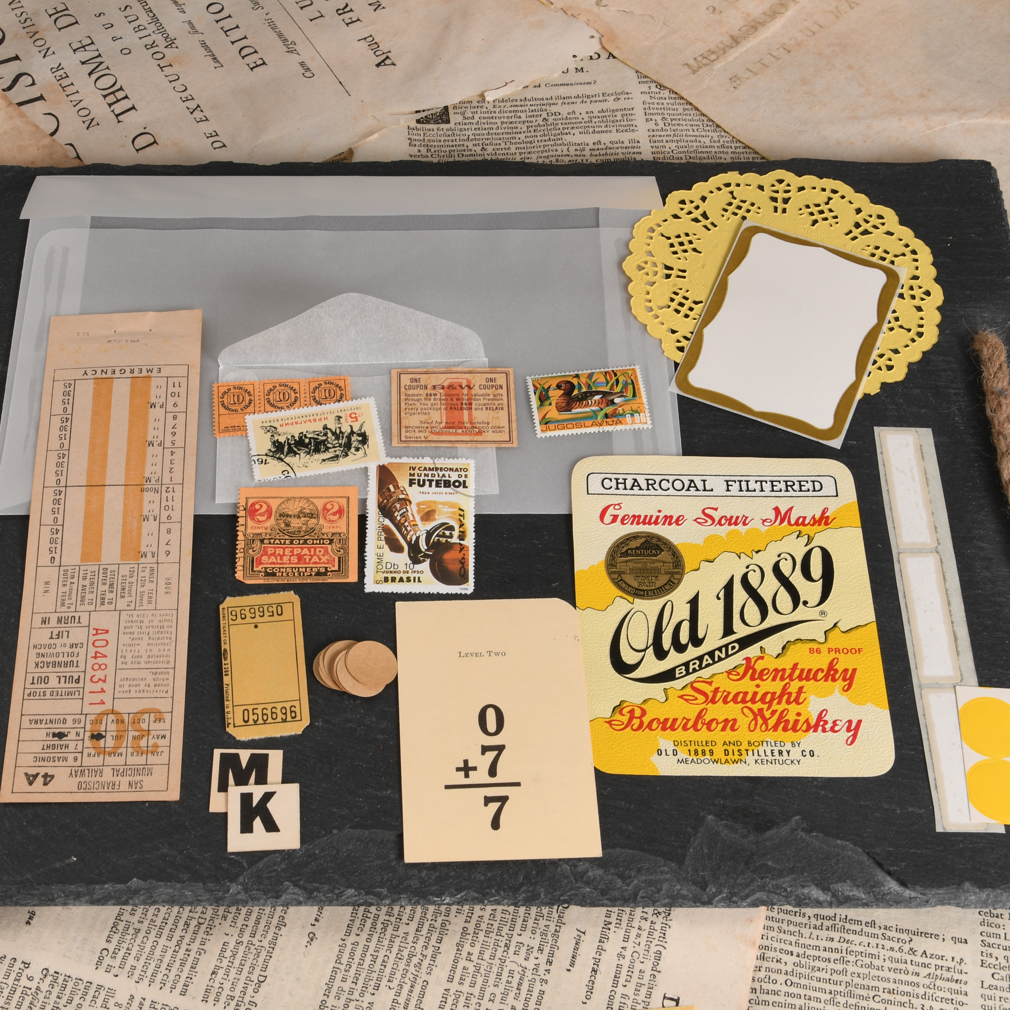 Vintage Ephemera Pack—Yellow Theme - Image 4