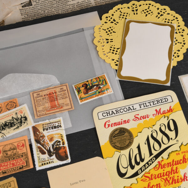 Vintage Ephemera Pack—Yellow Theme
