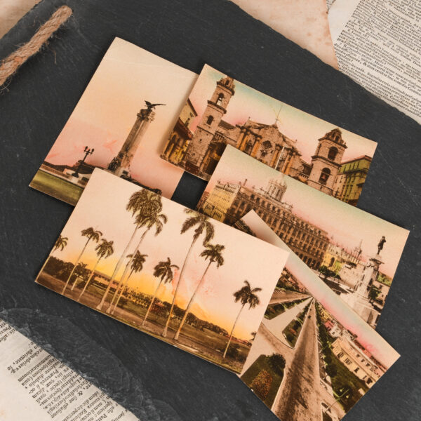 Hand Colored Postcards from Republic of Cuba