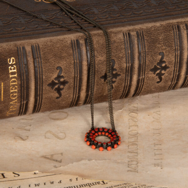 Konplott Pendant, Coral color, 16"