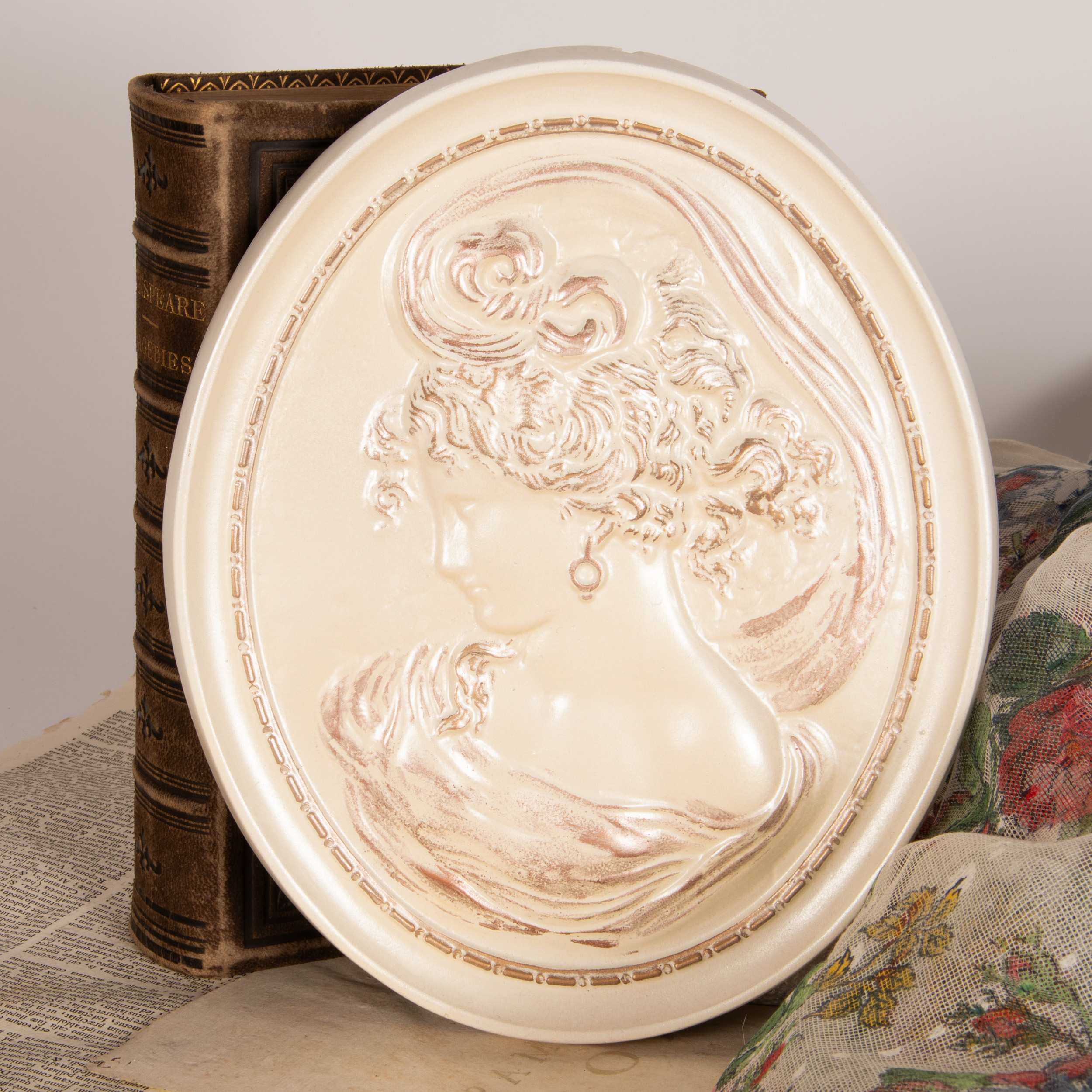 plaster cameo