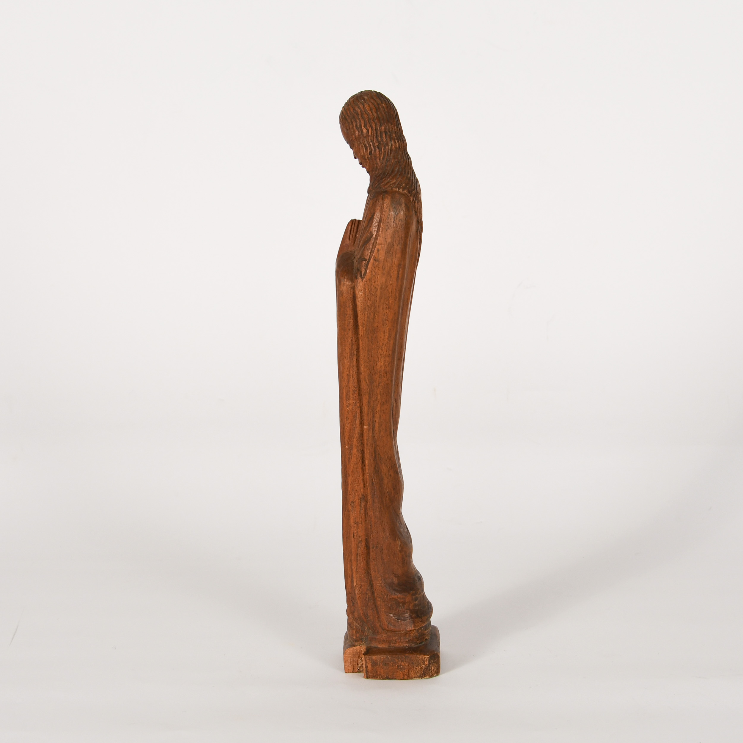 Wood Madonna, Carved, Mid-Century by "Subin" - Image 2