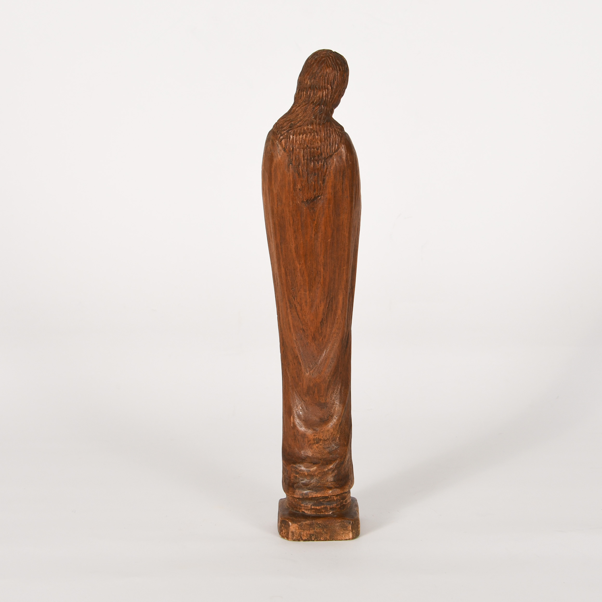 Wood Madonna, Carved, Mid-Century by "Subin" - Image 3