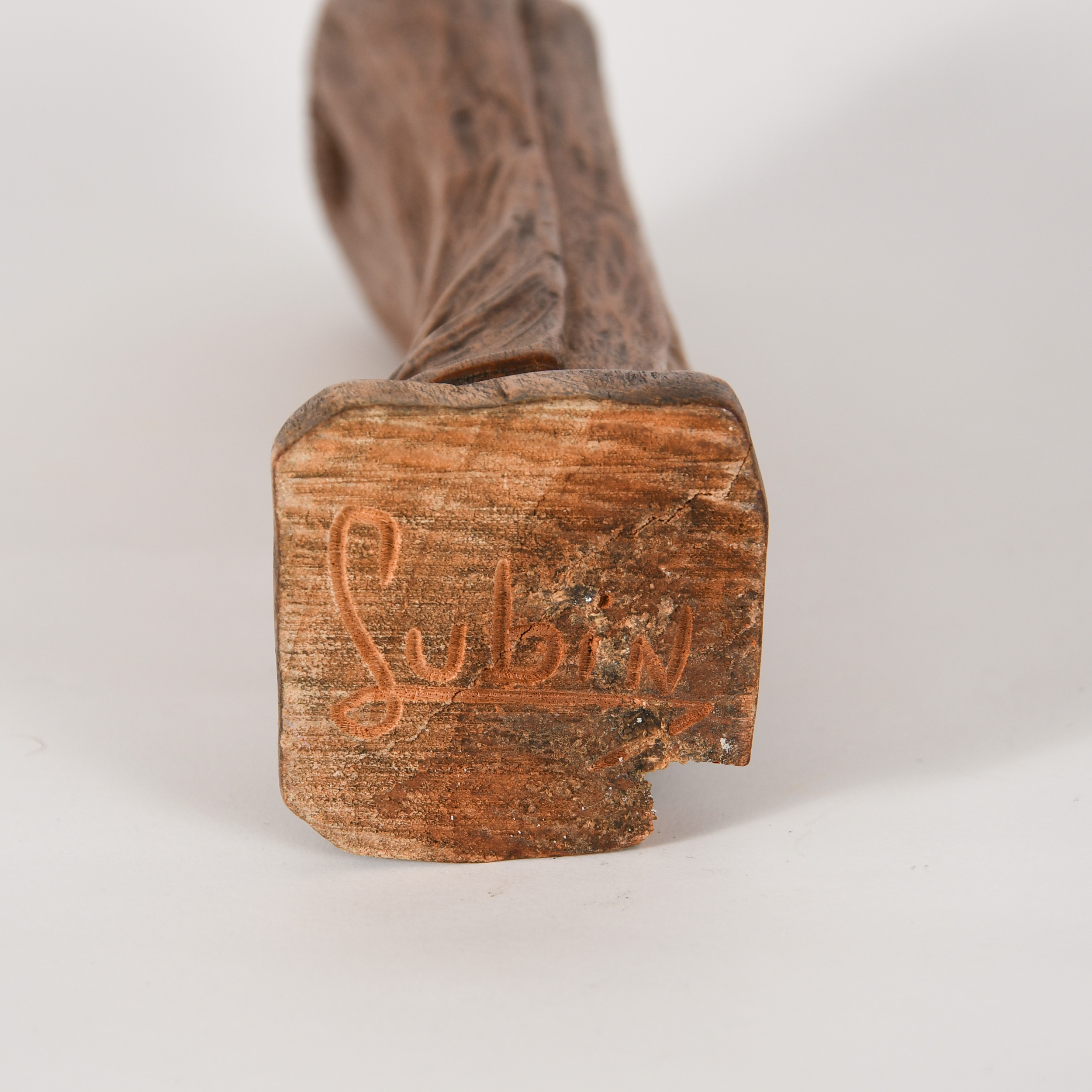 Wood Madonna, Carved, Mid-Century by "Subin" - Image 6