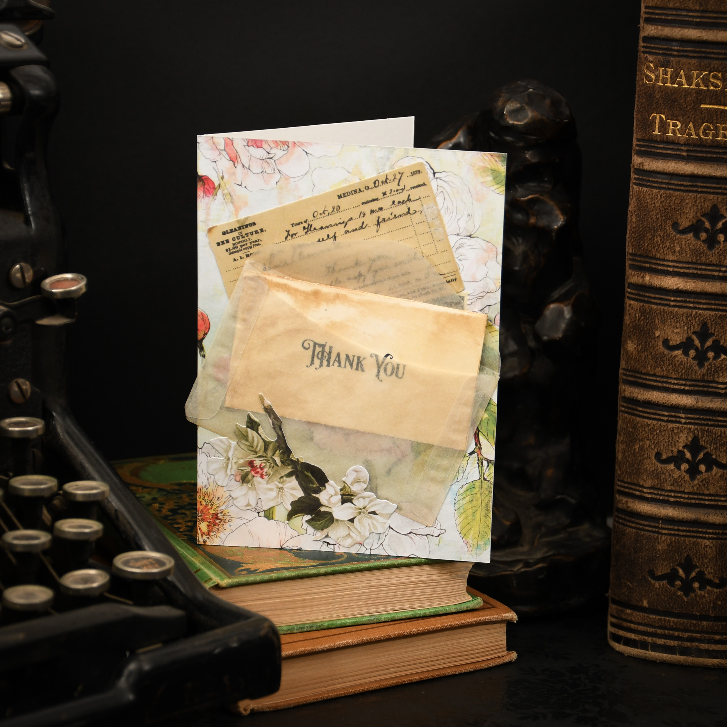 Ephemeral Collage Greeting Card