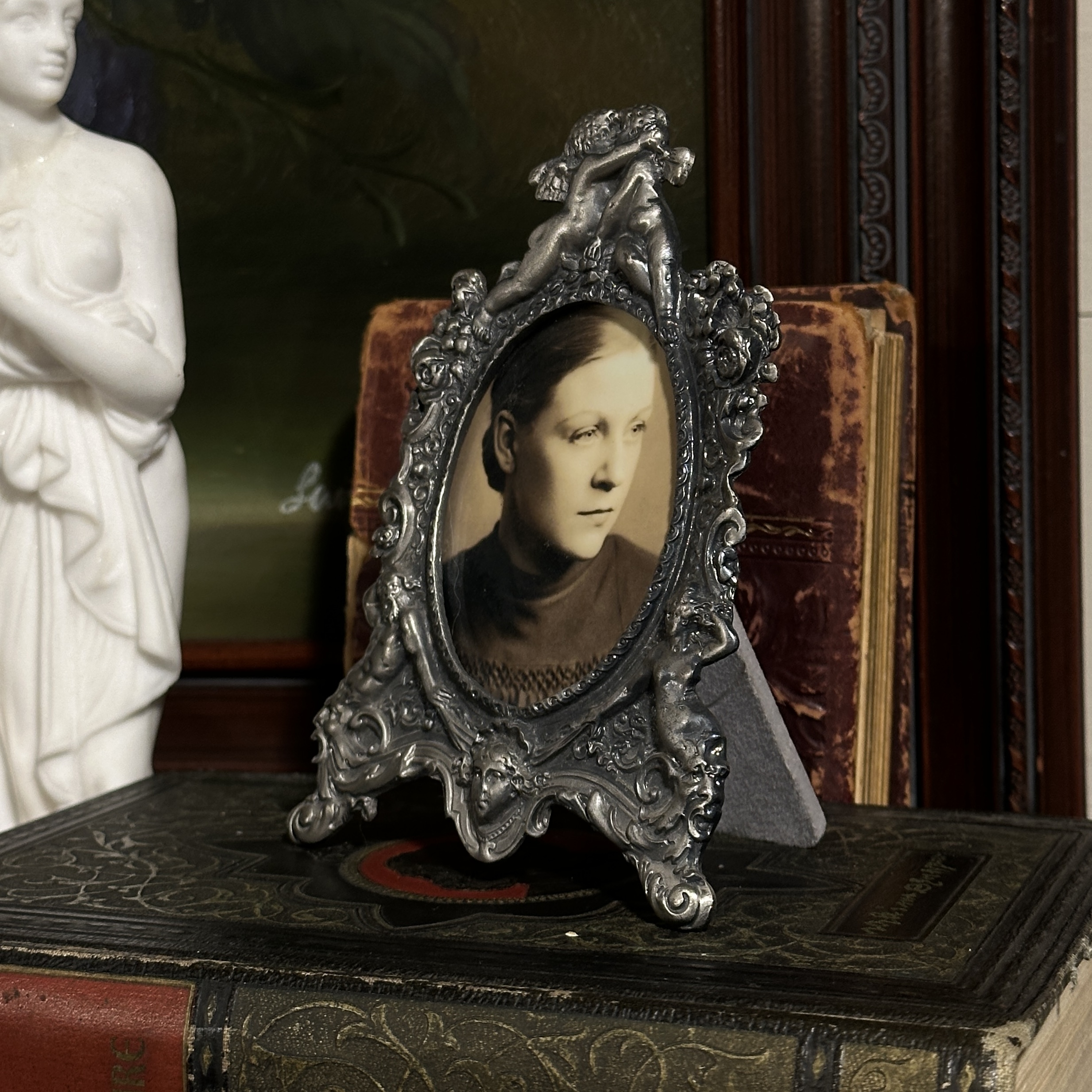 Ornate Pewter Frame, Small