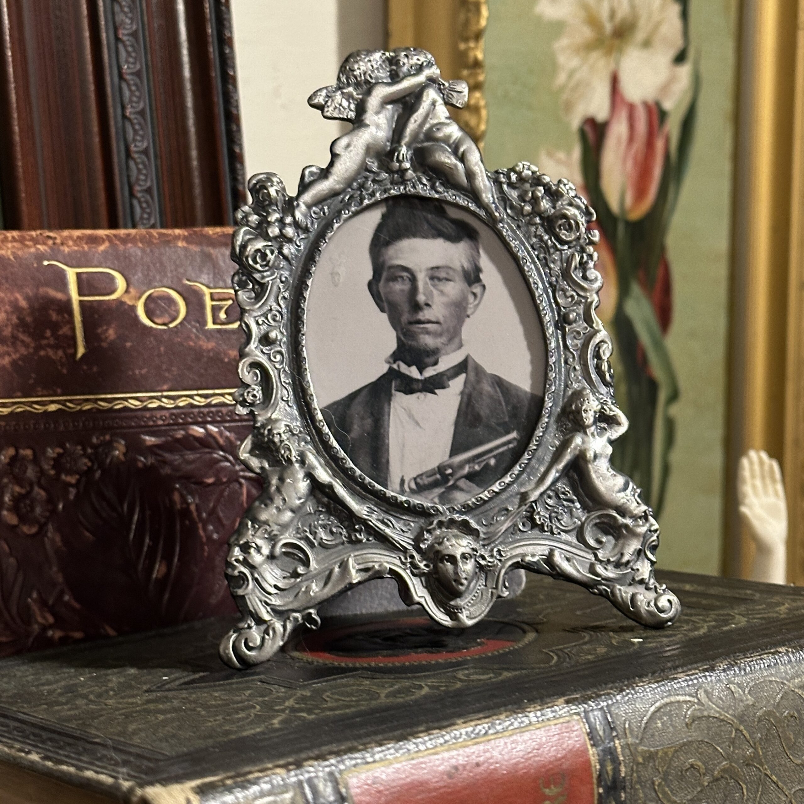 Ornate Pewter Frame, Small - Image 8